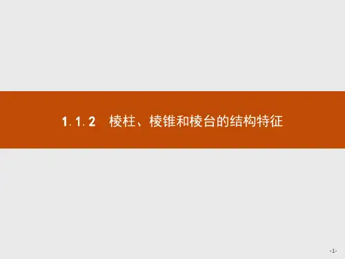 2019版数学人教B版必修2课件:1.1.2 棱柱、棱锥和棱台的结构特征 .pdf