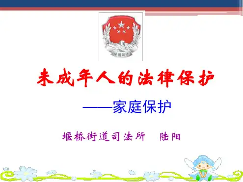 未成年人法律保护 家庭保护