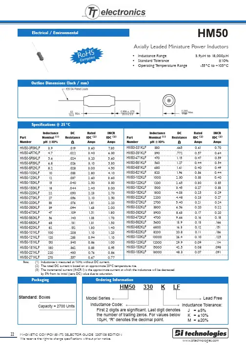 HM50-560MLF中文资料