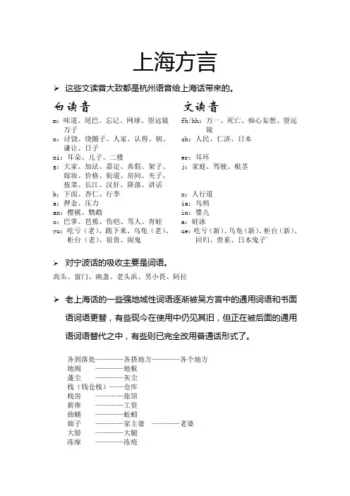 上海方言