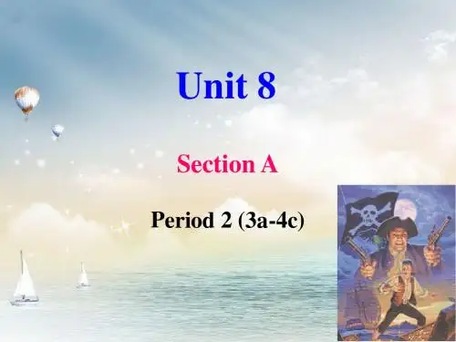 人教版新目标八年级下Unit8 Section A-2课件(37张ppt)