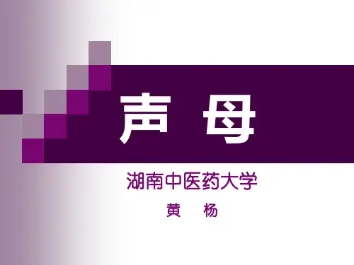 普通话(声母)(韵母)
