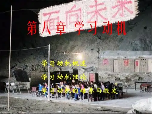 教育心理学—学习动机