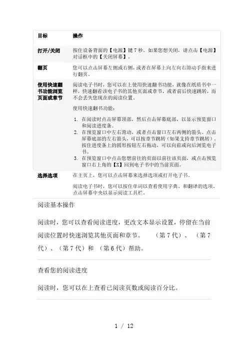 kindle操作手册