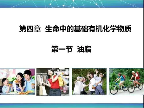 《教师参考》人教版(高中化学) 选修5同课异构课件：4.1  油脂2