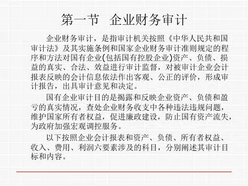 第5章 国有企业审计共53页