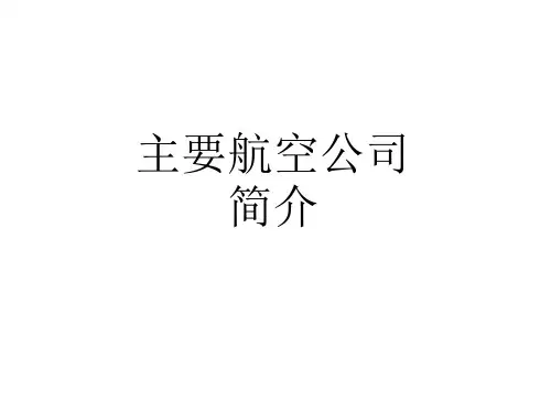 主要航空公司简介