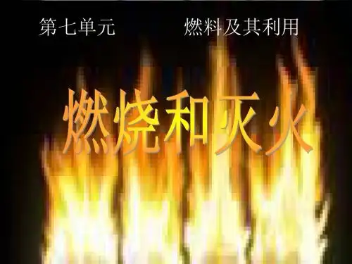 初中化学_燃料及其利用PPT课件