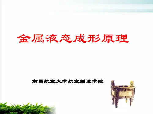 金属液态成形原理专项培训课件演示(50张)