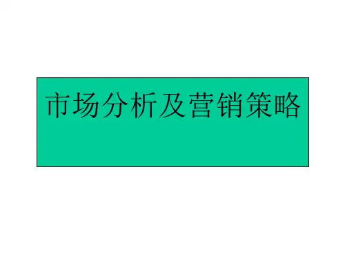 起重机市场分析及营销策略.pptx