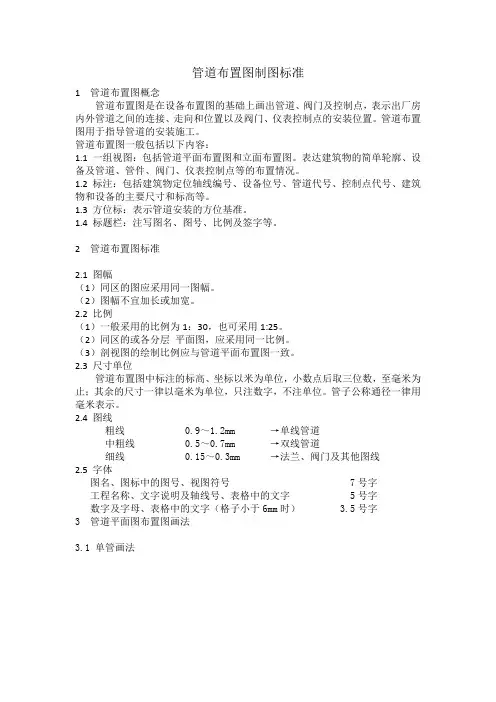 管道布置图制图