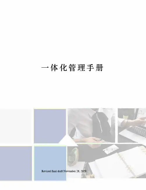 一体化管理手册