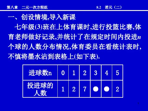 七年级数学消元2(PPT)5-1.