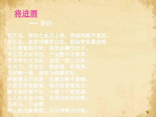 天生我才必有用ppt优秀课件 课件下载
