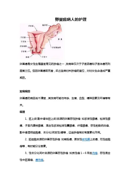 卵巢癌病人的护理