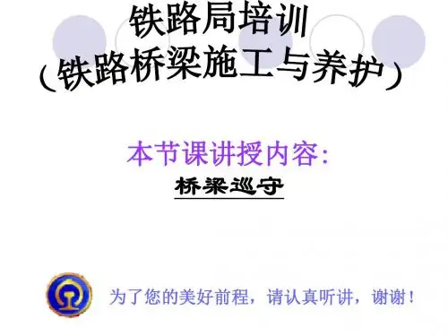 桥梁施工与养护-桥梁巡守.