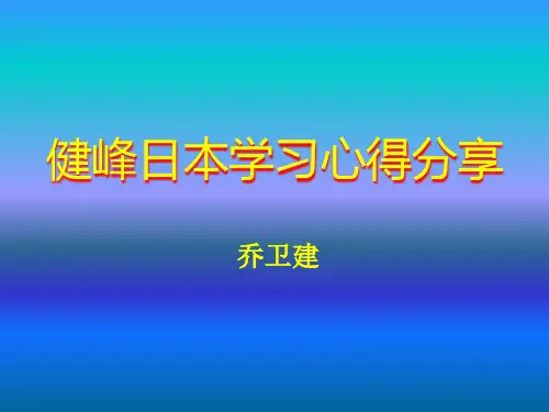 参观日本工厂的7S学习心得