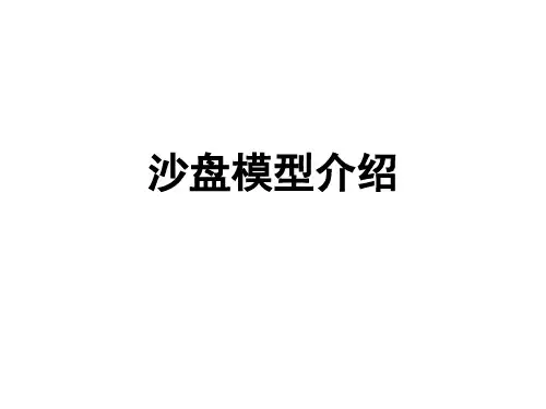 沙盘模型介绍