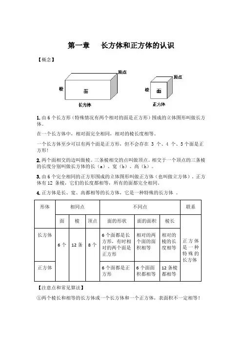 长方体和正方体练习题 2