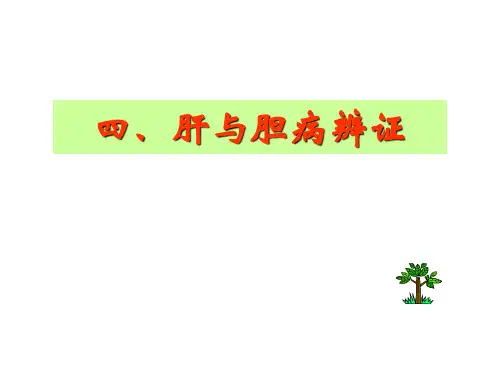 肝与胆病辨证
