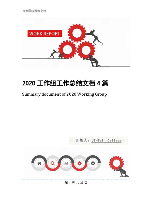 2020工作组工作总结文档4篇