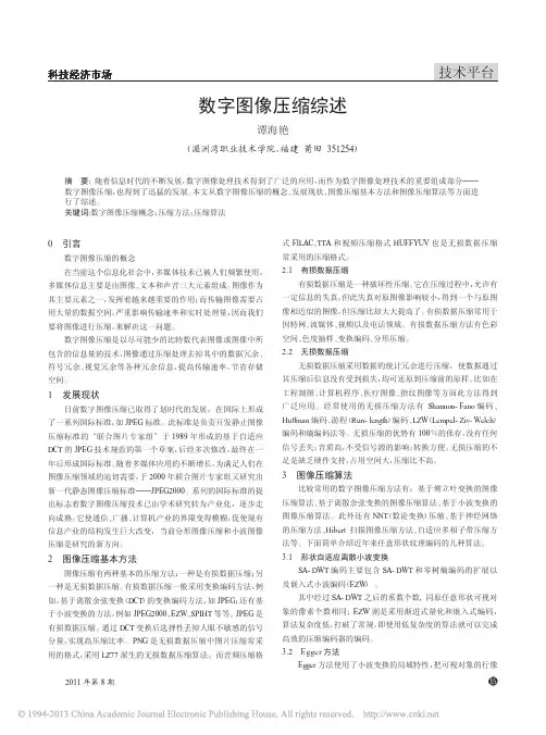 数字图像压缩综述_谭海艳