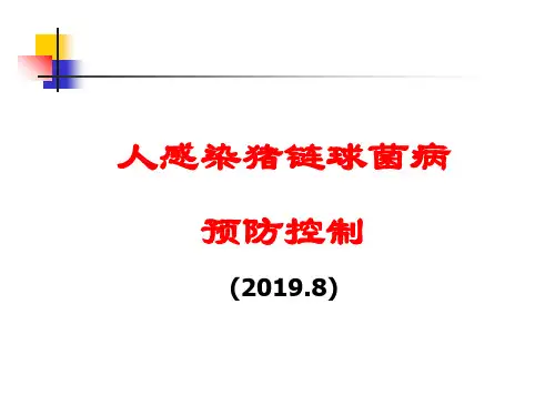 人感染猪球菌病
