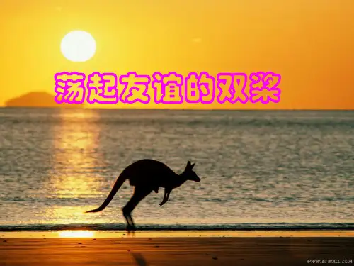 荡起友谊的双桨ppt优秀课件 鲁教版