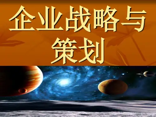 企业战略与策划
