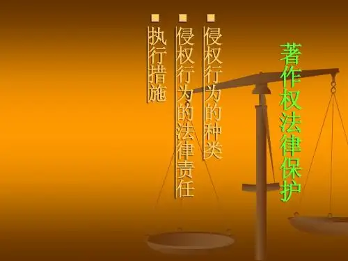第十章 著作权法律保护