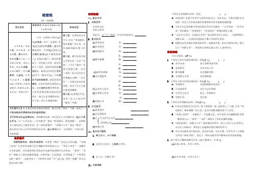 最新人教部编版中考文言文复习练习精编：陋室铭(含答案)