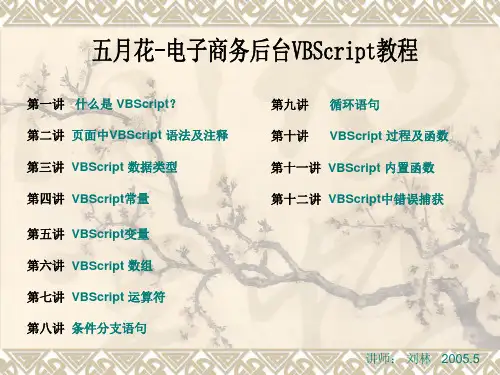 VBScript