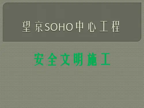 望京SOHO中心工程汇报