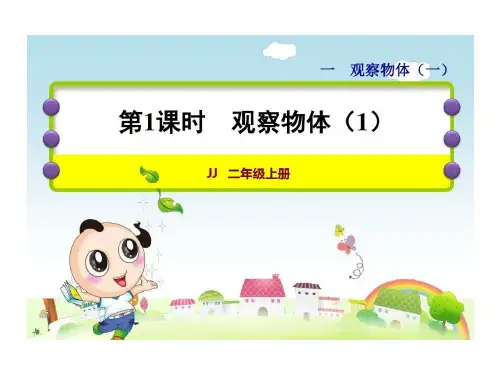 观察物体一时