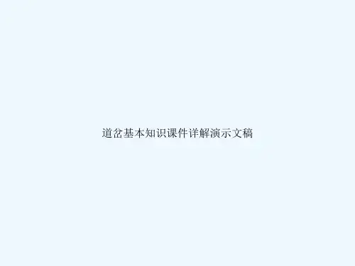 道岔基本知识课件详解演示文稿