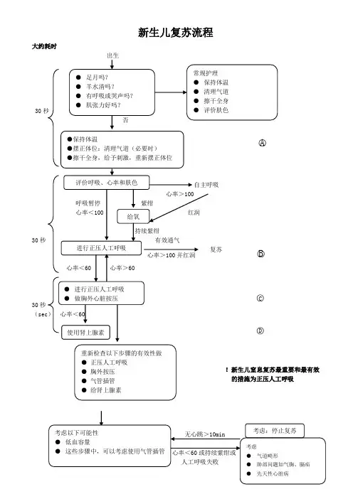 新生儿复苏流程