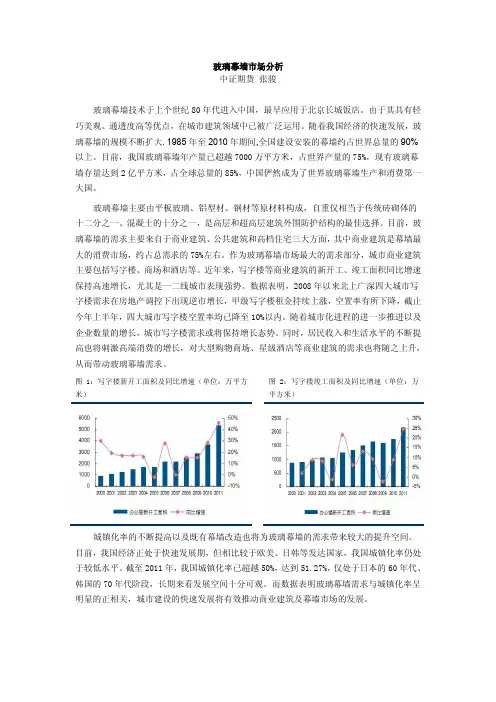 玻璃幕墙市场分析
