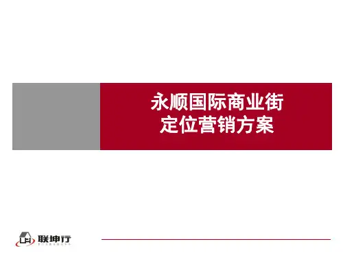 商业街定位营销方案(ppt 61页)