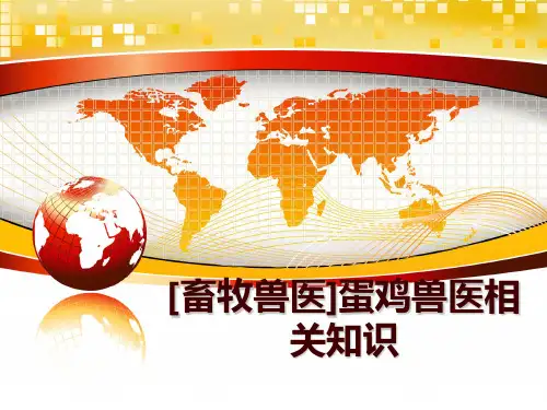 最新[畜牧兽医]蛋鸡兽医相关知识ppt课件