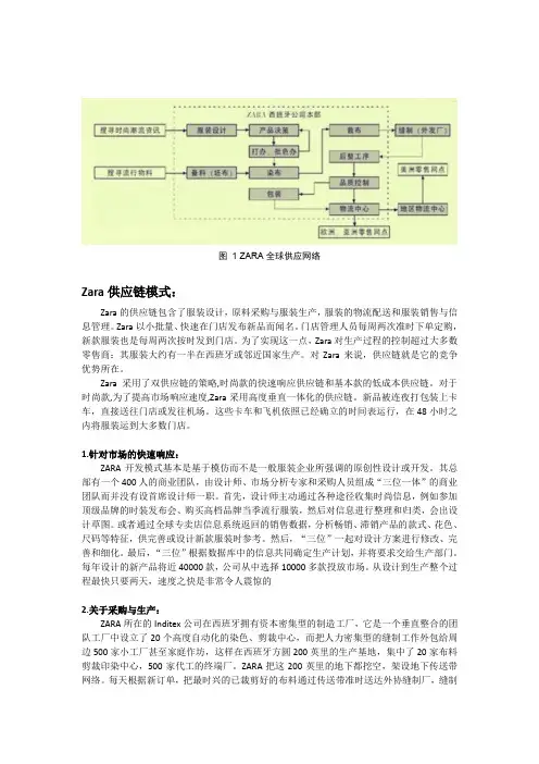 Zara供应链模式