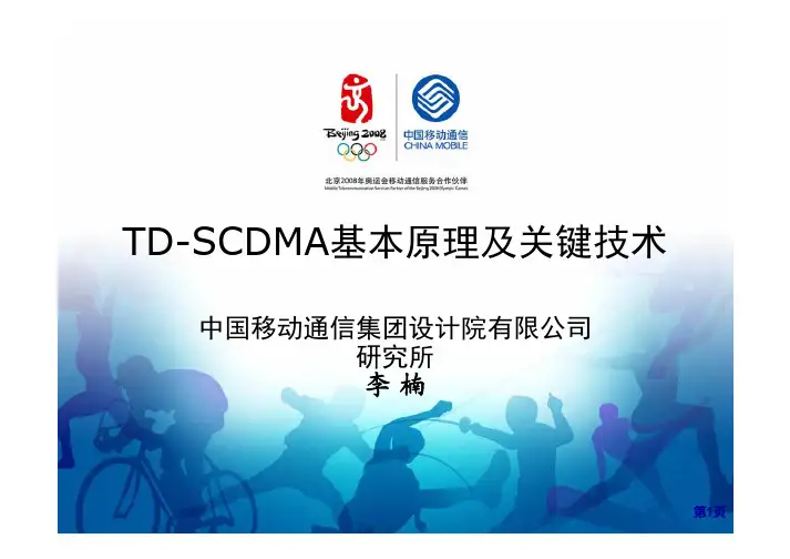 TD-SCDMA基本原理及关键技术-研究所
