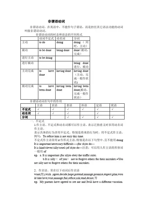 高考英语非谓语动词一点通