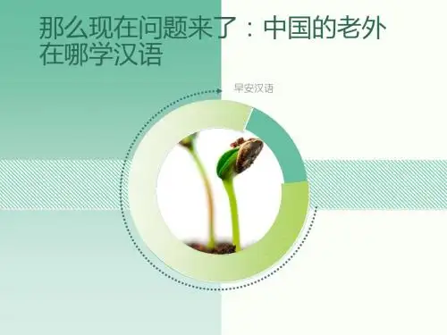 那么现在问题来了:中国的老外在哪学汉语