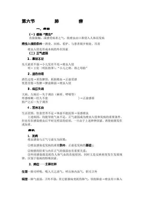 第六节 肺痨