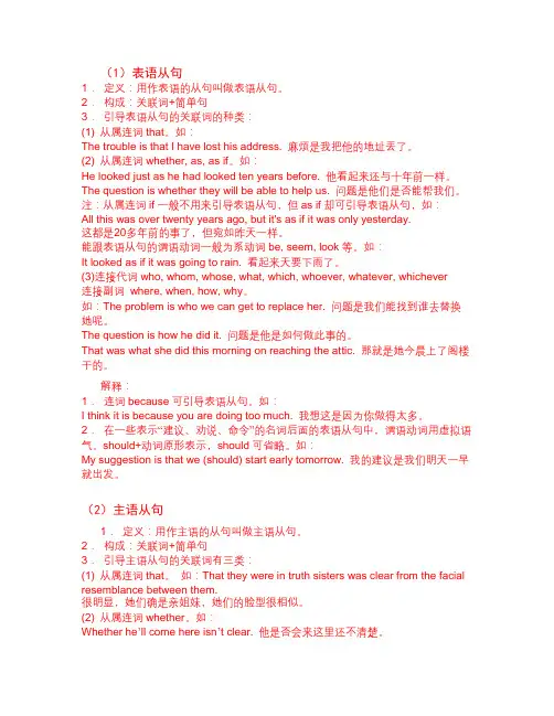 高中英语语法大全(2016)