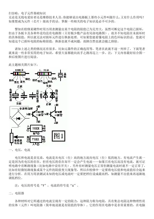 电子元件基础知识