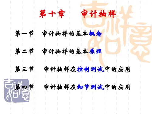 CPA审计第十章