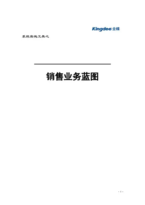 金蝶K3销售操作流程
