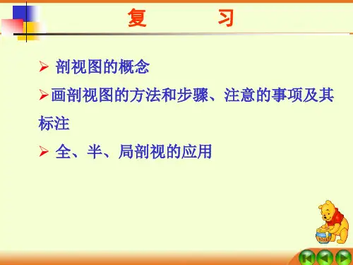 剖视图 (三)断面图,局部放大图