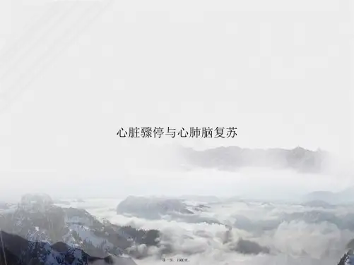 心脏骤停与心肺脑复苏讲课文档